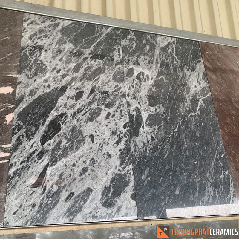 Đá ốp tường cẩm thạch đen 30×60 - Daisan Mart