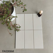 75x150mm light gray matte tile FA0306M