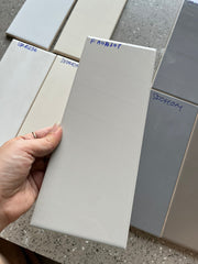 Vietnam tile 100x250 gray flat glossy grade 1 code FA0410P