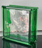 Green Cloud Glass Brick VAC-069
