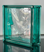 Mint Green Cloud Glass Brick VAC-070