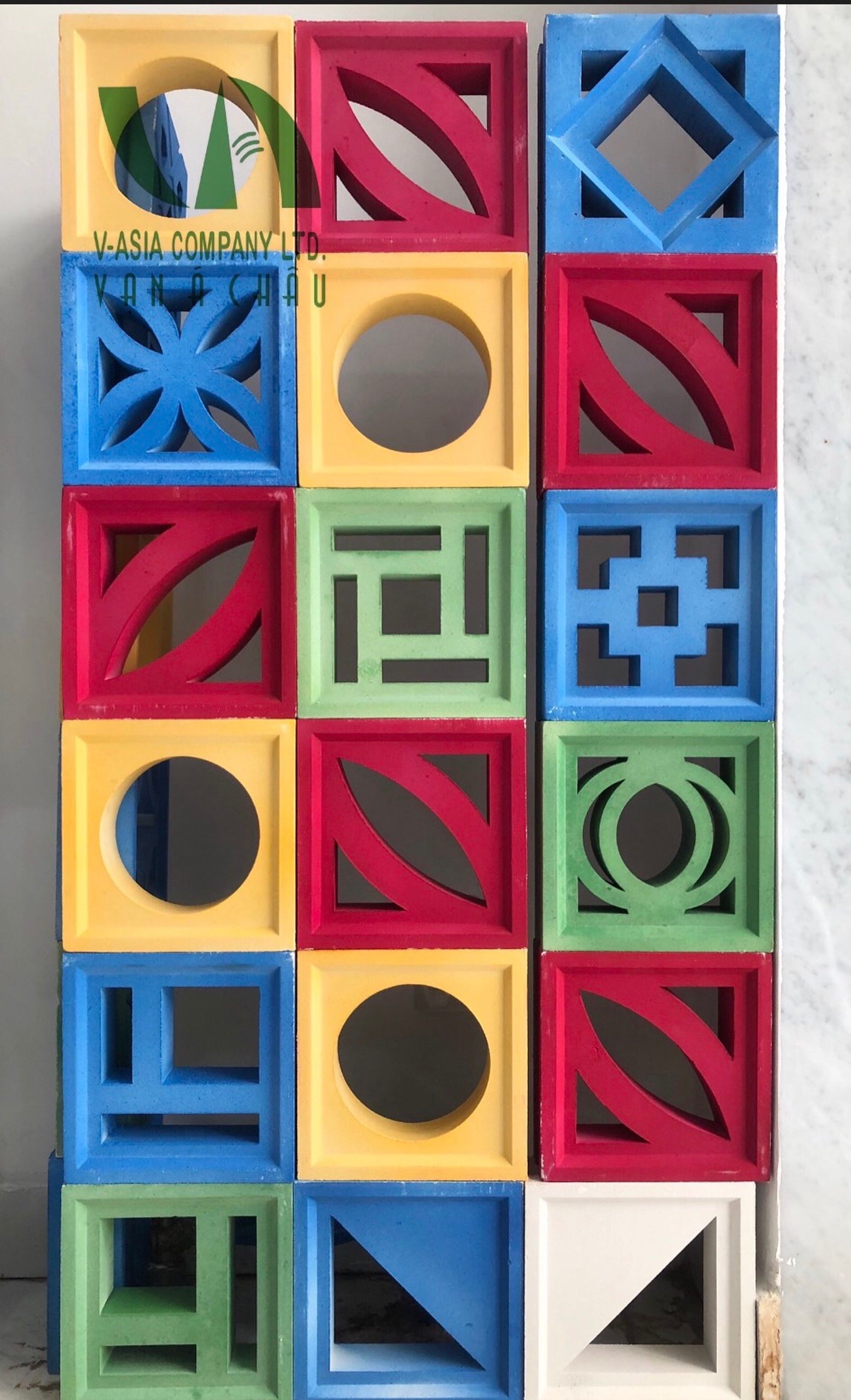 VAC color ventilation bricks