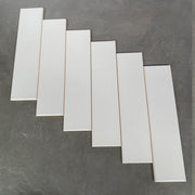 Vietnam Tiles, Flat Matte Cream White, Size 50x200 mm, GR0208M, Type 1 (1 box/ 100 tiles/ 1m2)