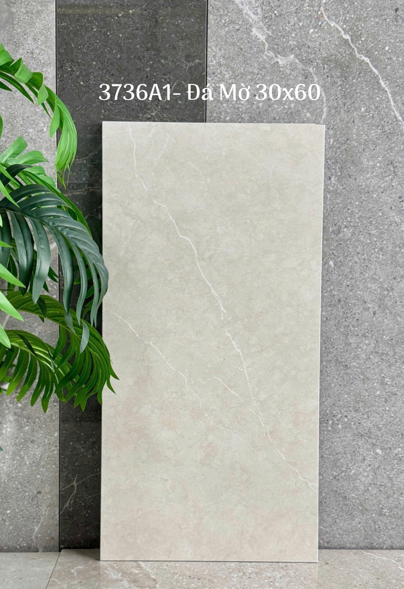 Chinese Ceramic Tiles 30x60cm Cement Pattern Color 3736A1