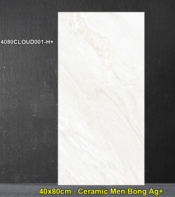 Dong Tam 40x80cm Ceramic Tiles 4080CLOUD001-H+