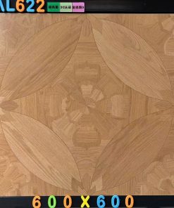 Chinese flower wood grain tiles 60x60cm 622