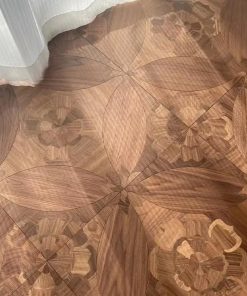 Chinese flower wood grain tiles 60x60cm 622