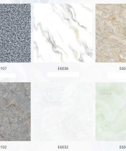 Eleven 60x60 and 80x80cm tiles