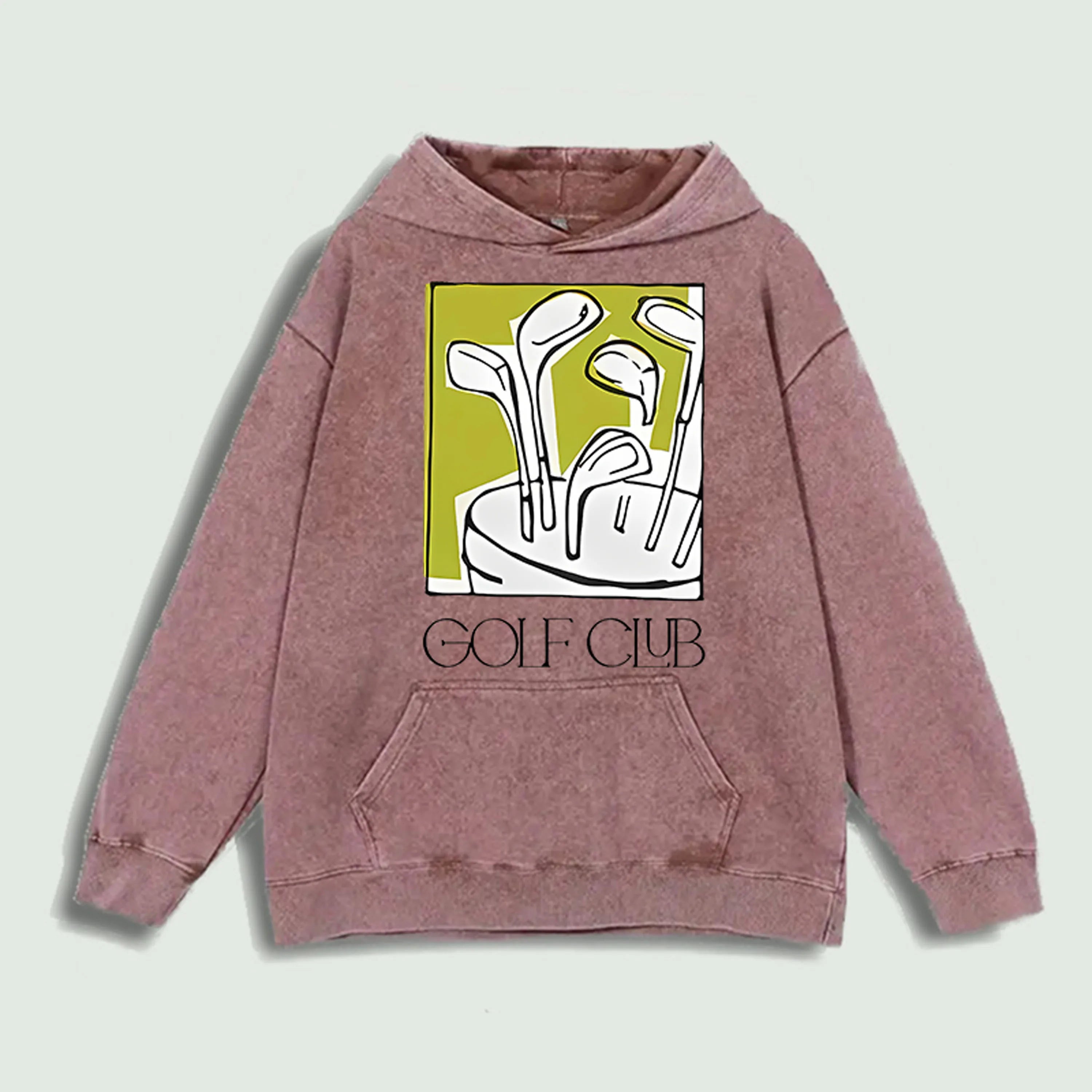 Golf Graphic Hoodie 100% Cotton - 6 Colors - Available in USA