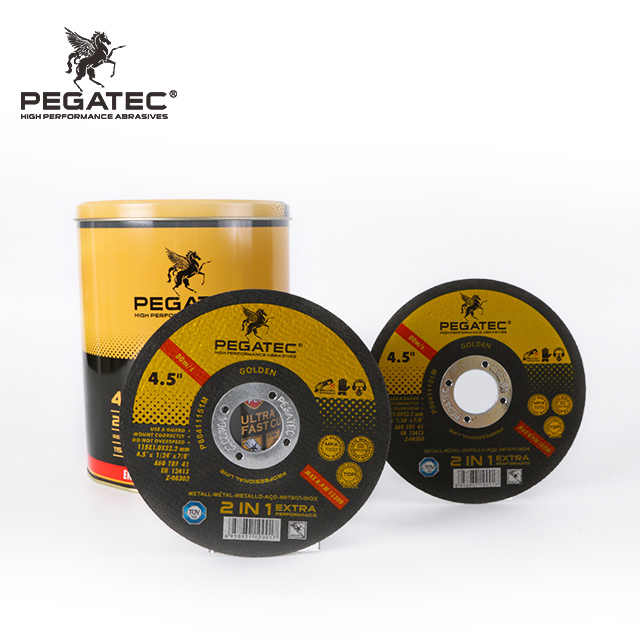 T41 Flat Resin Bond Cutting Wheel 4.5" 115X1X22 2 in 1 Metal Grinding Cutting Wheel 