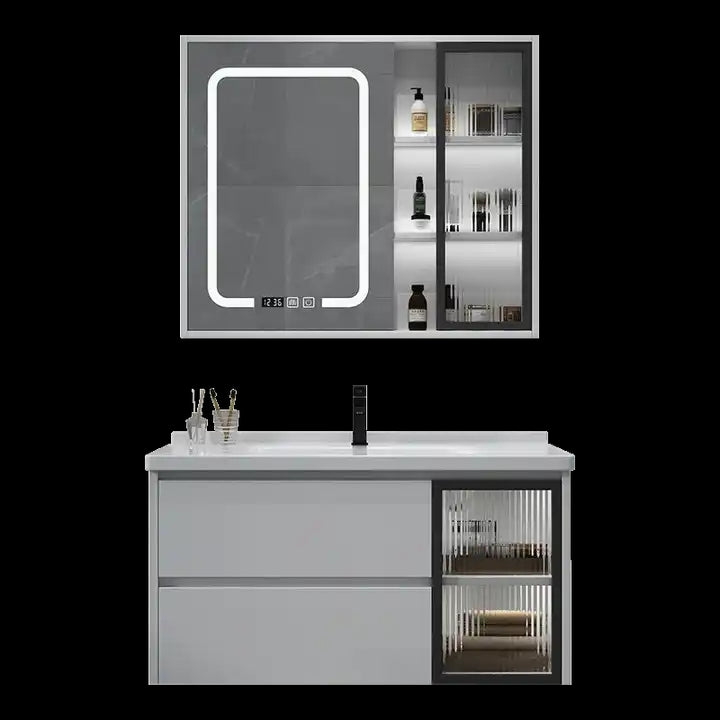 New design wall cabinet, single sink drawer, simple sink, bathroom furniture, modern sink, bathroom sink cabinet, bathroom vanity set 
