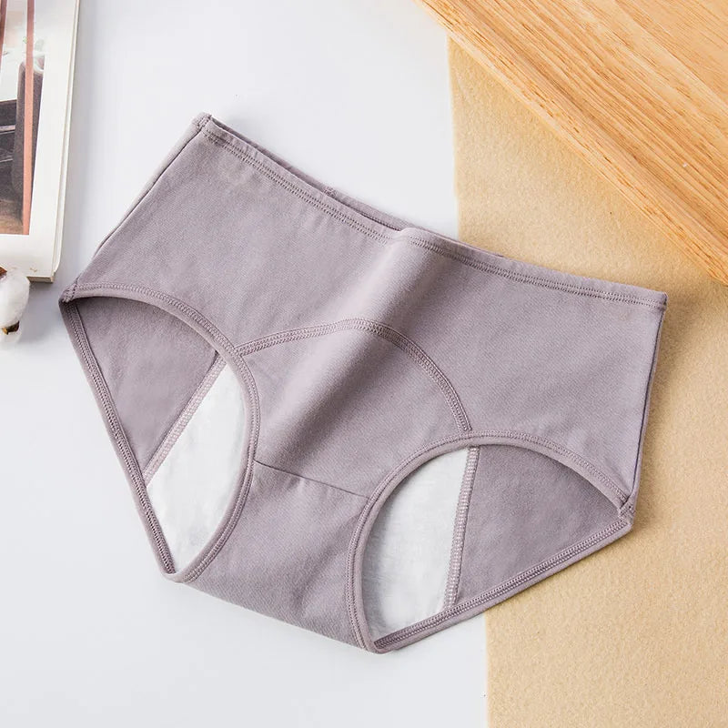 Anti-leak, breathable, cotton menstrual panties