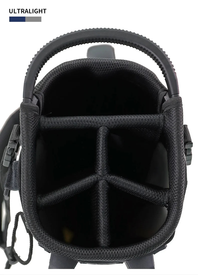 Golf Bag 5 Compartments Waterproof PU Leather Logo Printed On Demand