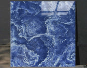 Factory Supply Dark Marble Pattern Ceramic Tiles Faux Marble Porcelain Floor Tiles 80X80 Carreaux Blue Marble Pattern