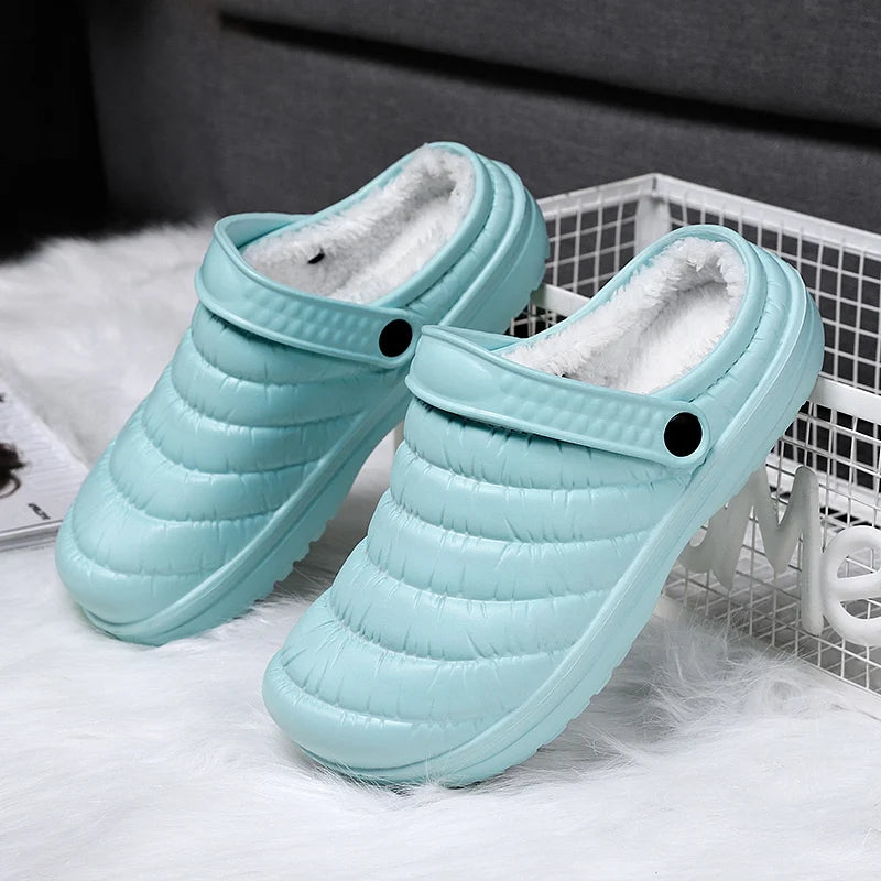 Unisex Warm Indoor Slippers - Customizable Comfort