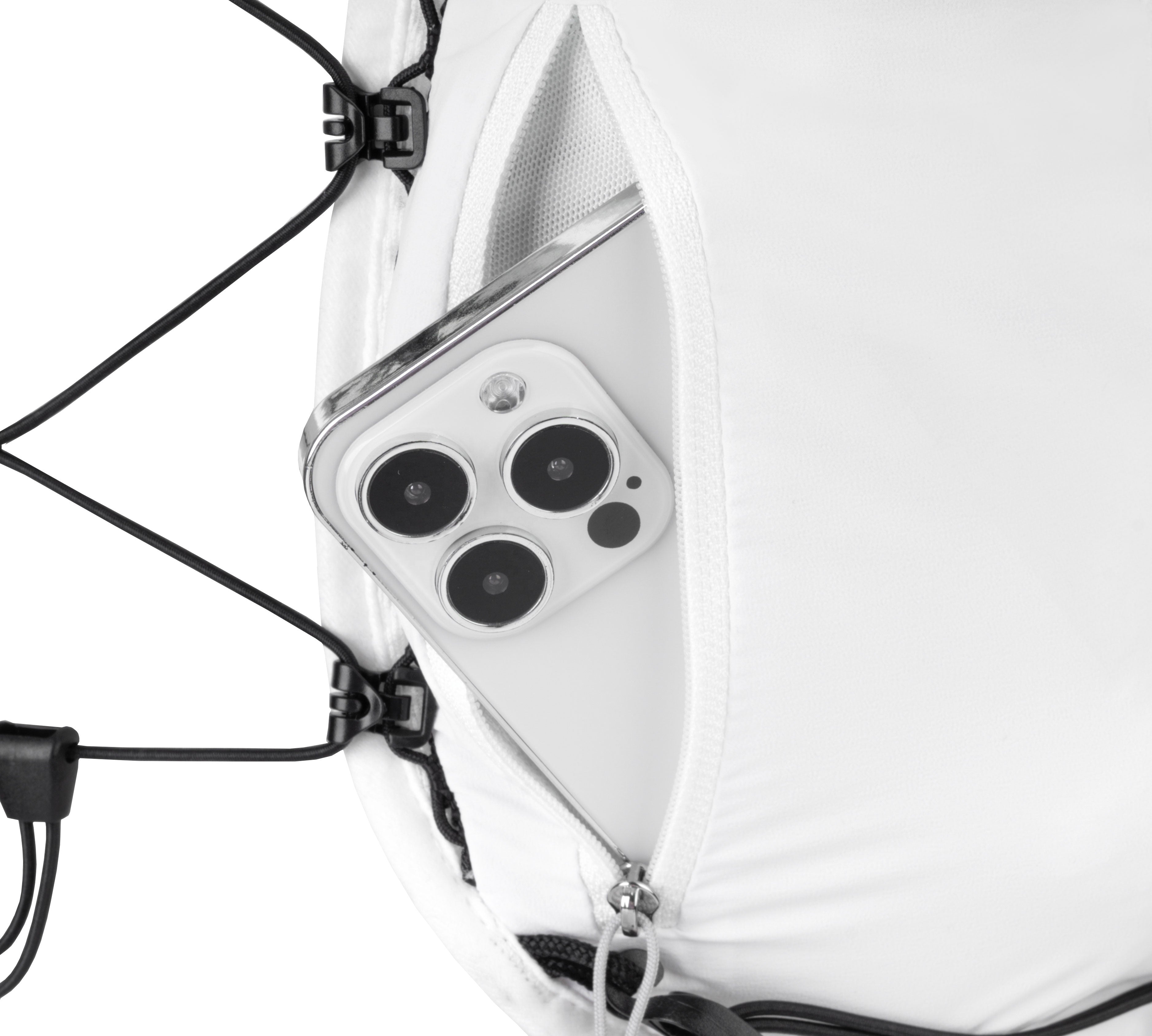 Vest Thể Thao Trắng Đa Năng Chống Thấm Phản Quang