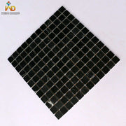 Glossy Black Marquina Marble Mosaic Tiles For Interior