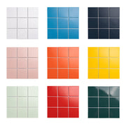 Modern multi-colored square ceramic mosaic tiles for villas, kitchens, hotels, living rooms, bathrooms, swimming pool decoration 