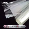 2mil 4mil 8mil 12mil Self Adhesive Strong Glue Safety Building Glass Film Explosion Proof Building Window Security Film
