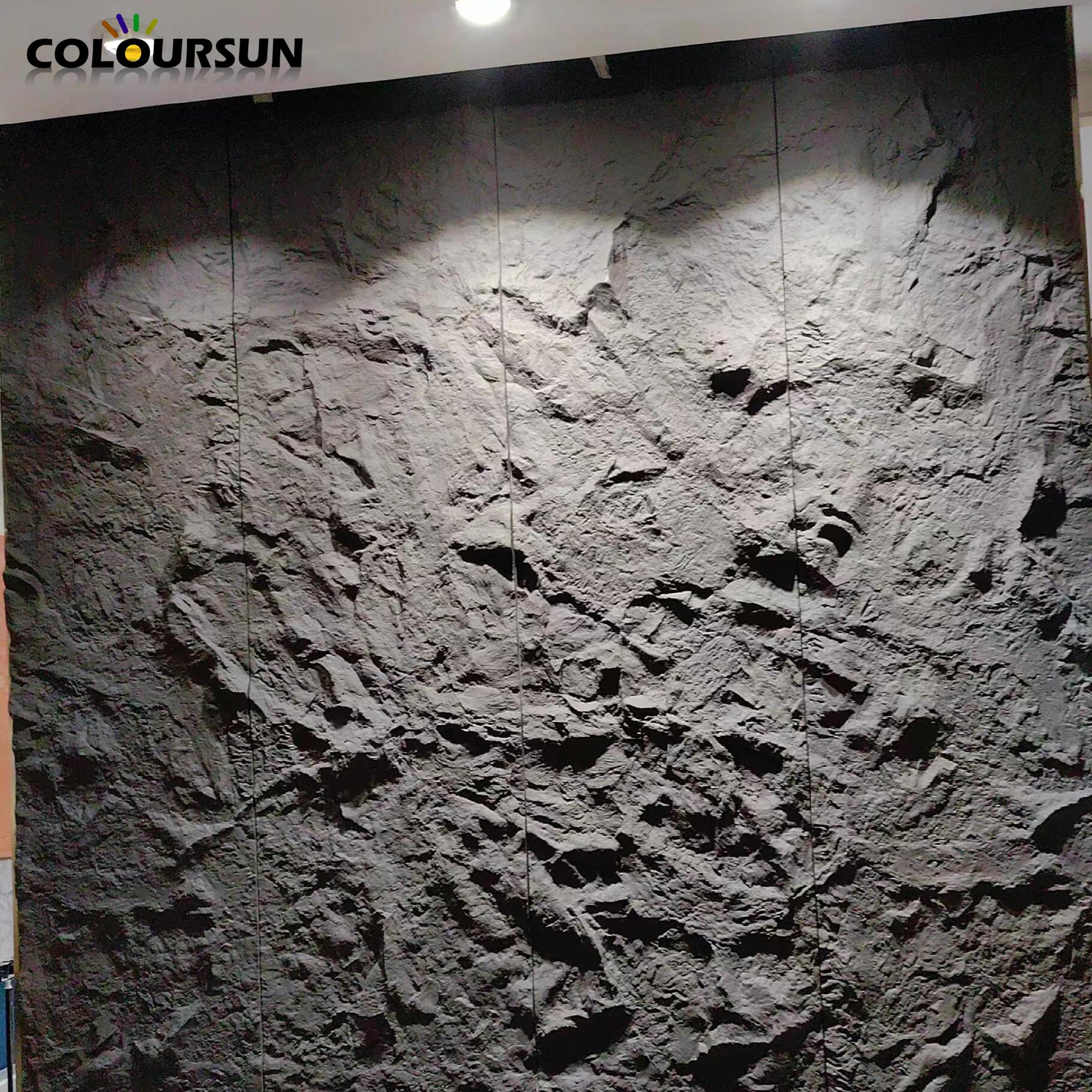 Large size transparent volcanic rock decorative panels, FRP fiberglass reinforced plastic 