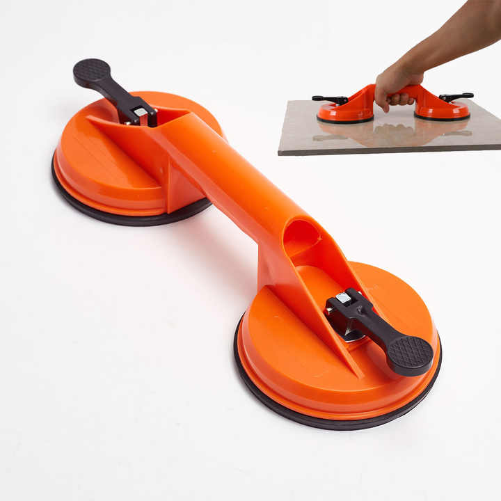 Adjustable Silicone Glass Handle with Penumatic Shelf Bar Handle, Double Claws with Suction Cup, Support OEM/ODM Customization 