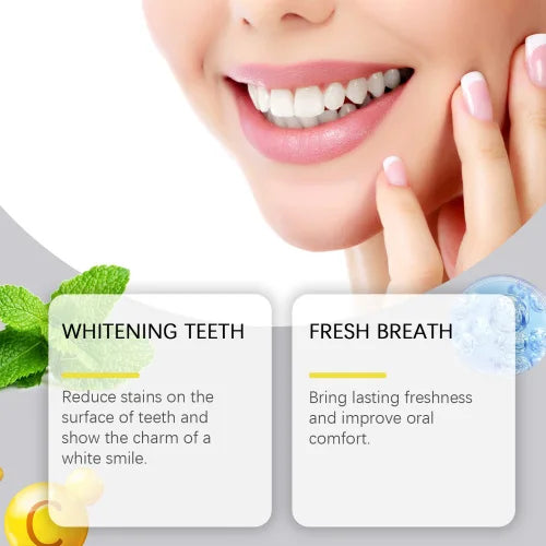 Oralhoe Mint Gentle Teeth Cleaning Fresh Breath Clean Daily Care Powder