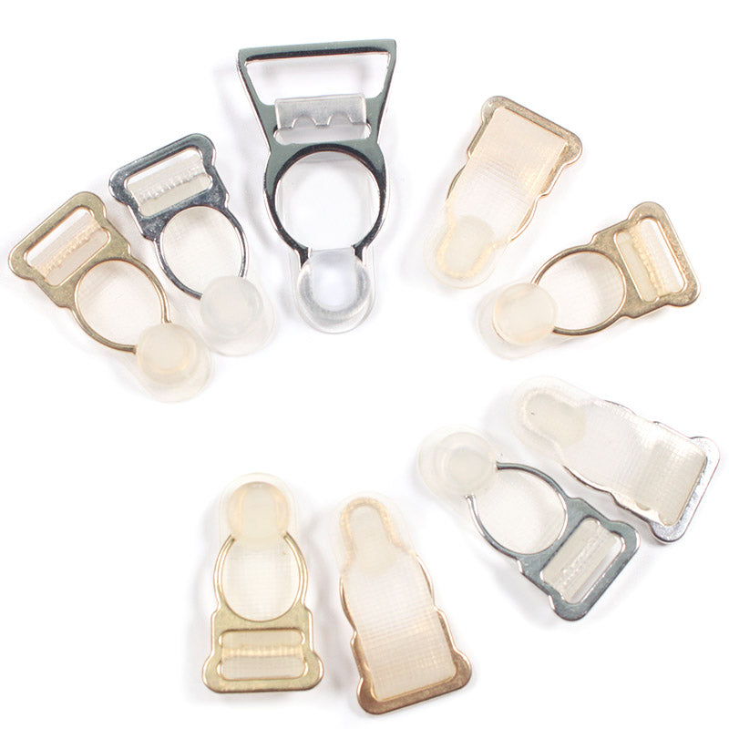 Phổ Biến Nhất Kẹp Dây Đeo Quần Kim Loại 20mm Chất Lượng Cao Tùy Chỉnh Kẹp Dây Đai Nịt Vớ Có Thể Điều Chỉnh Dành Cho Đồ Lót Nội Y Tù Nhân - Daisan Mart