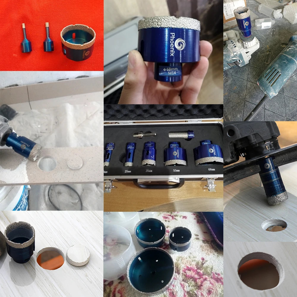 Mũi Khoan Kim Cương Raizi M14 Cho Gạch Đá 5-125mm - Daisan Mart