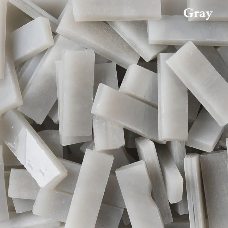 Thanh Mosaic Kính Tái Chế 7x21mm Trang Trí DIY 1000g
