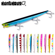 Hunthouse fishing lure pencil 99mm 18.5g 155mm 31.5g swimbait set ruf manic bait sinking origin hook for sea bass bluefish perch