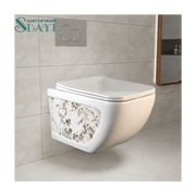 SDAYI Popular Design Wall-hung Bathroom Toilet Modern Wall-hung Ceramic Toilet 