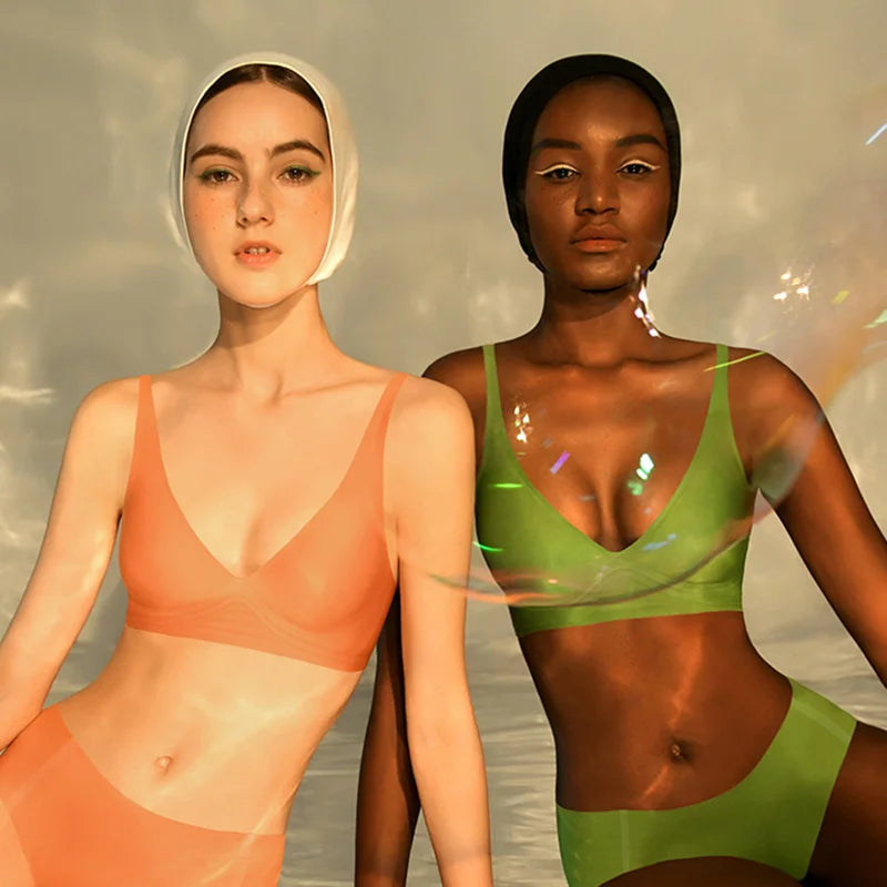 Áo Ngực Nâng Không Gọng Jelly Dán Nữ Siêu Mịn S-XL