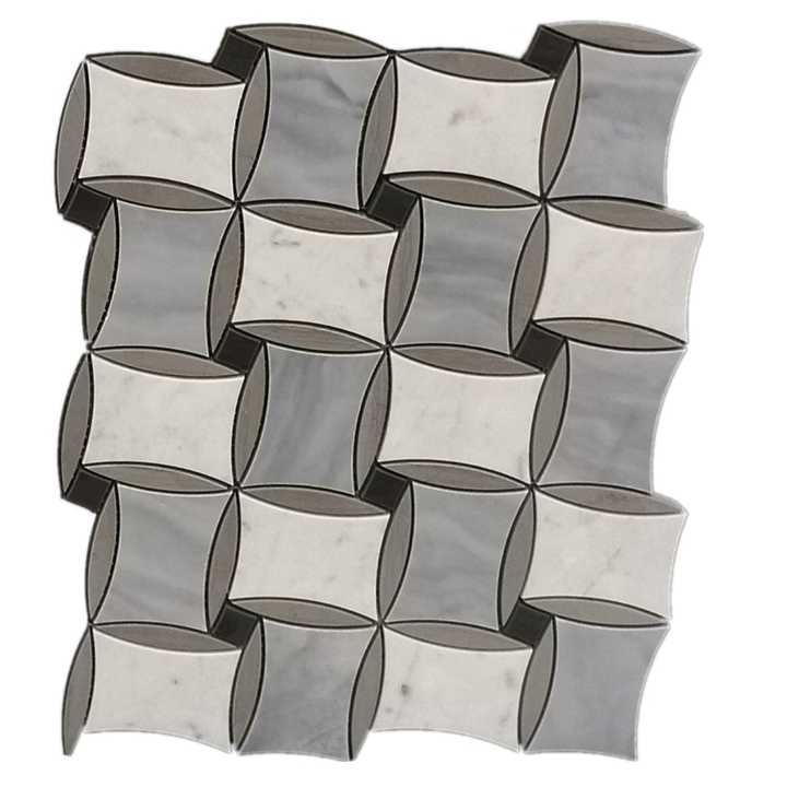Italian grey marble mosaic tiles are on sale at good prices Marble wall tiles Floor tiles Interior wall tiles