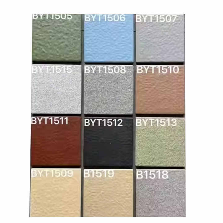 Modern anti-slip antibacterial outdoor ceramic floor tiles, 12mm and 20mm thick outdoor matte square tiles 