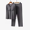 Maternity Set Breastfeeding Maternity Wear with Breast Pad No Underwear Home Wear Thin Breathable - Daisan Mart
