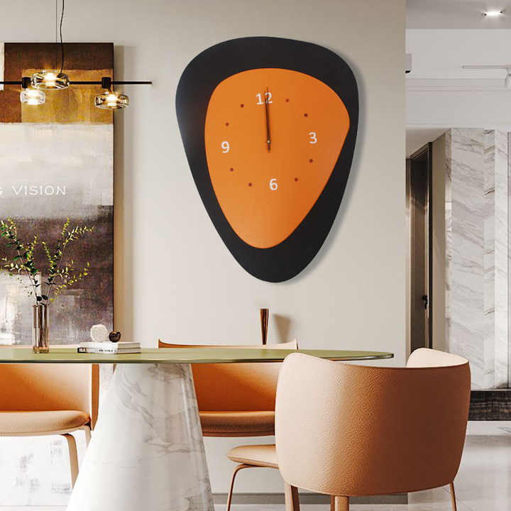 JZ Home Decor Luxury Nordic 3D Metal Mute Quartz Wall Clock Modern Decorative Wall Clock 