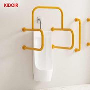 Elderly Urinal Handrail, Anti-slip Shower, Floor Mounted, Wall Mounted, 304 Stainless Steel, SS304 Bathroom Safety 