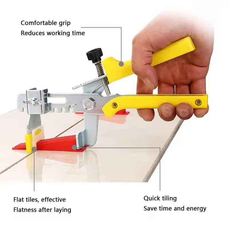 Plastic handle ceramic tile pliers 