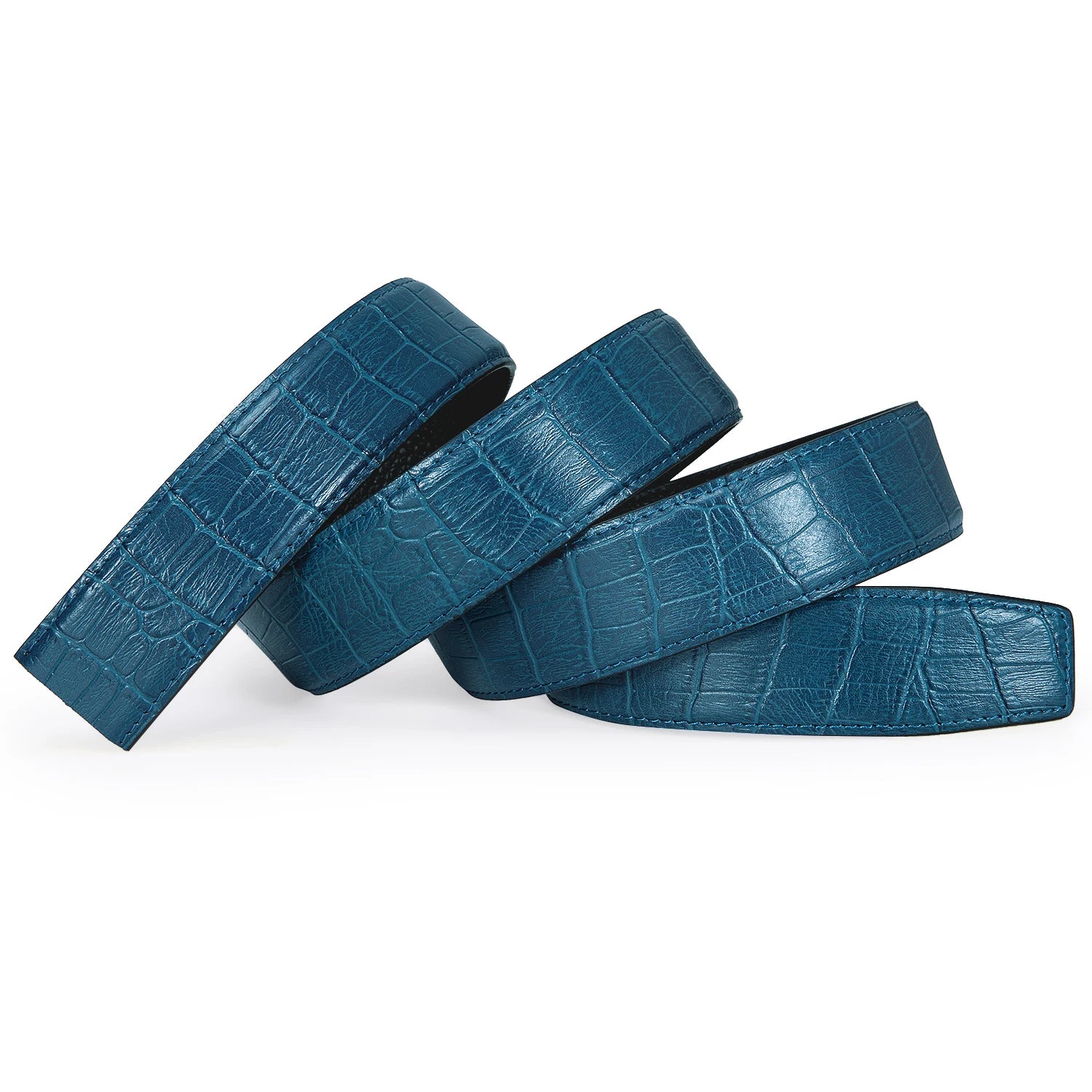 Men's Multi-Color Leather Belt 3.5cm With Automatic Buckle