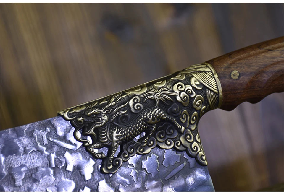 Dao Đầu Bếp Mini Sắc Bén Thủ Công Cắt Đa Năng