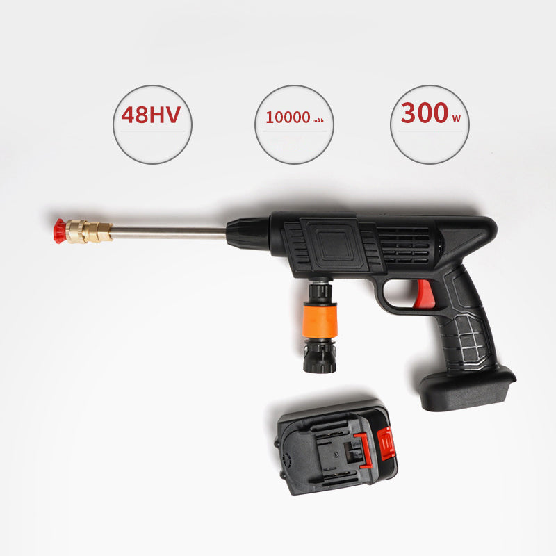 Electric wireless automatic car wash water gun 
