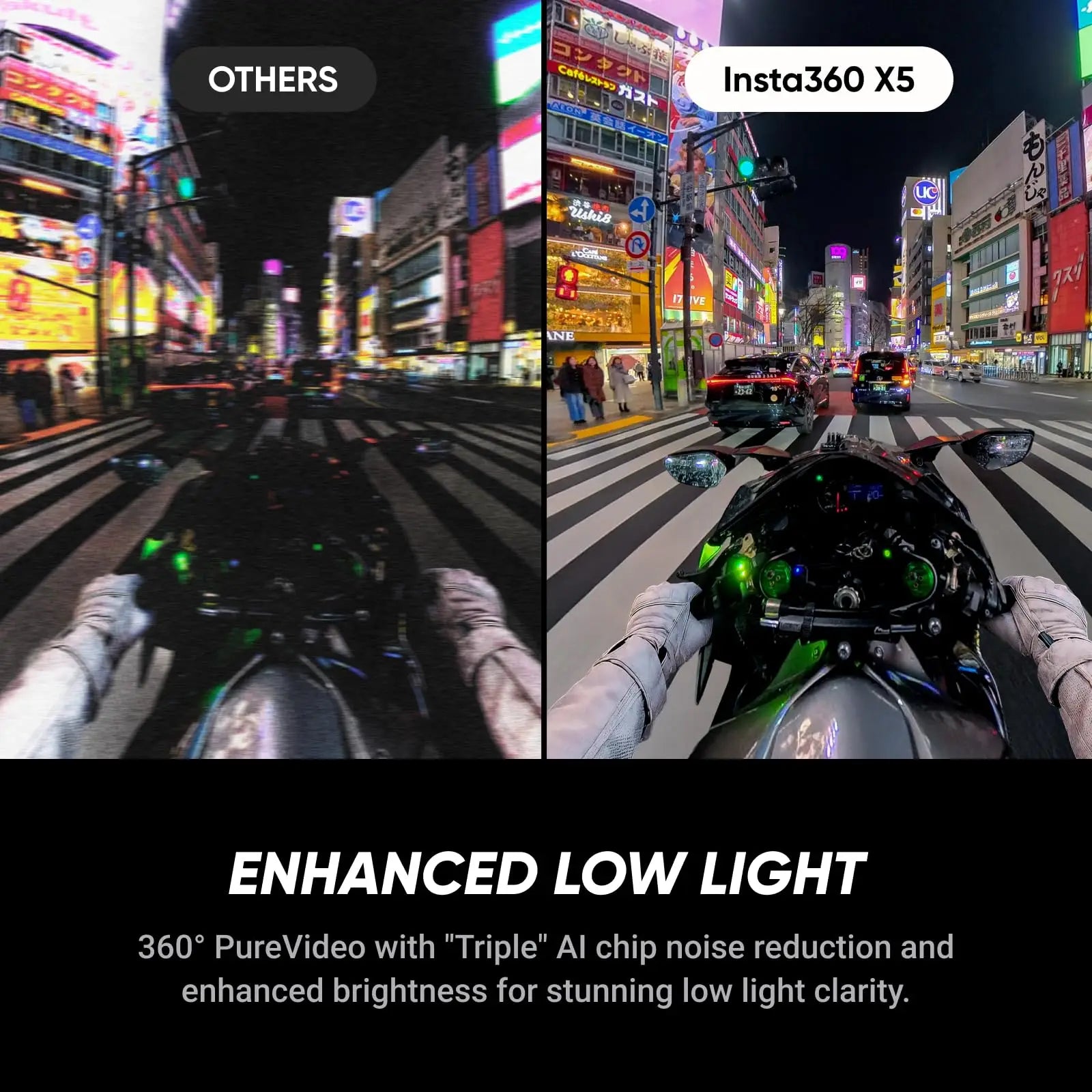 InstaX5 - 8K Waterproof 360° Camera, 3-Hour Battery, AI Chip