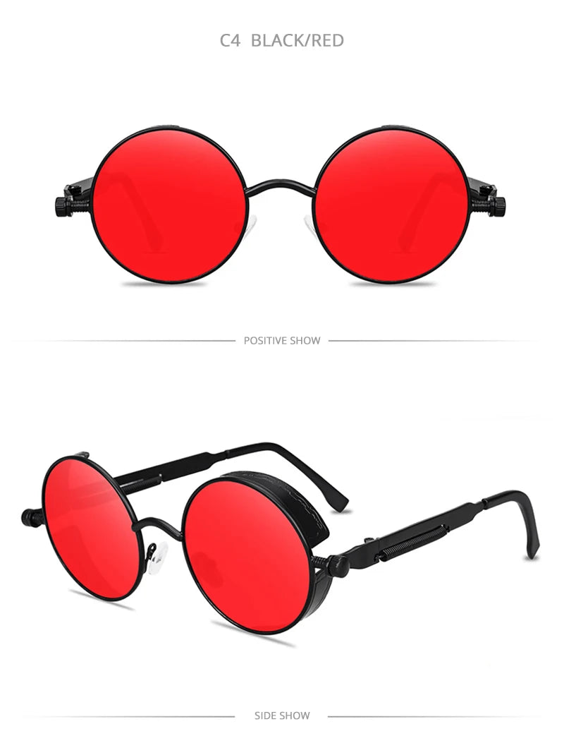 Kính Râm Cổ Điển Gothic Steampunk UV400 Nam Nữ - Daisan Mart