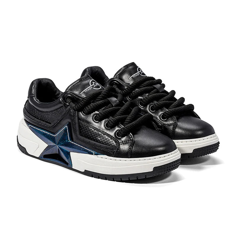 Giày Trượt Ván Nam Đế Dày Da Bền Thoáng Thể Thao