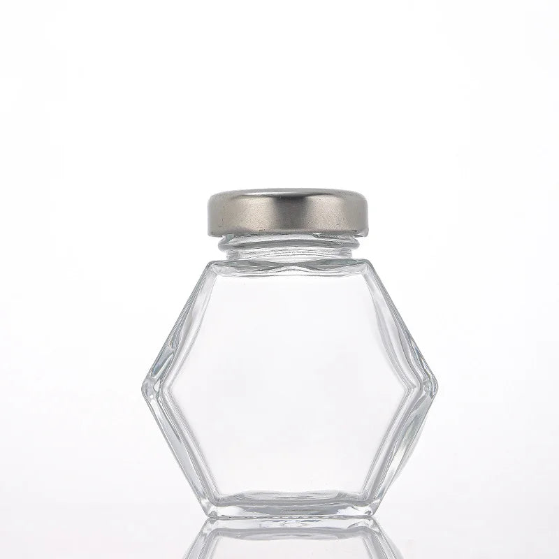 Mật Ong Lục Giác Kèm Muỗng Gỗ & Nắp Bần Sang Trọng