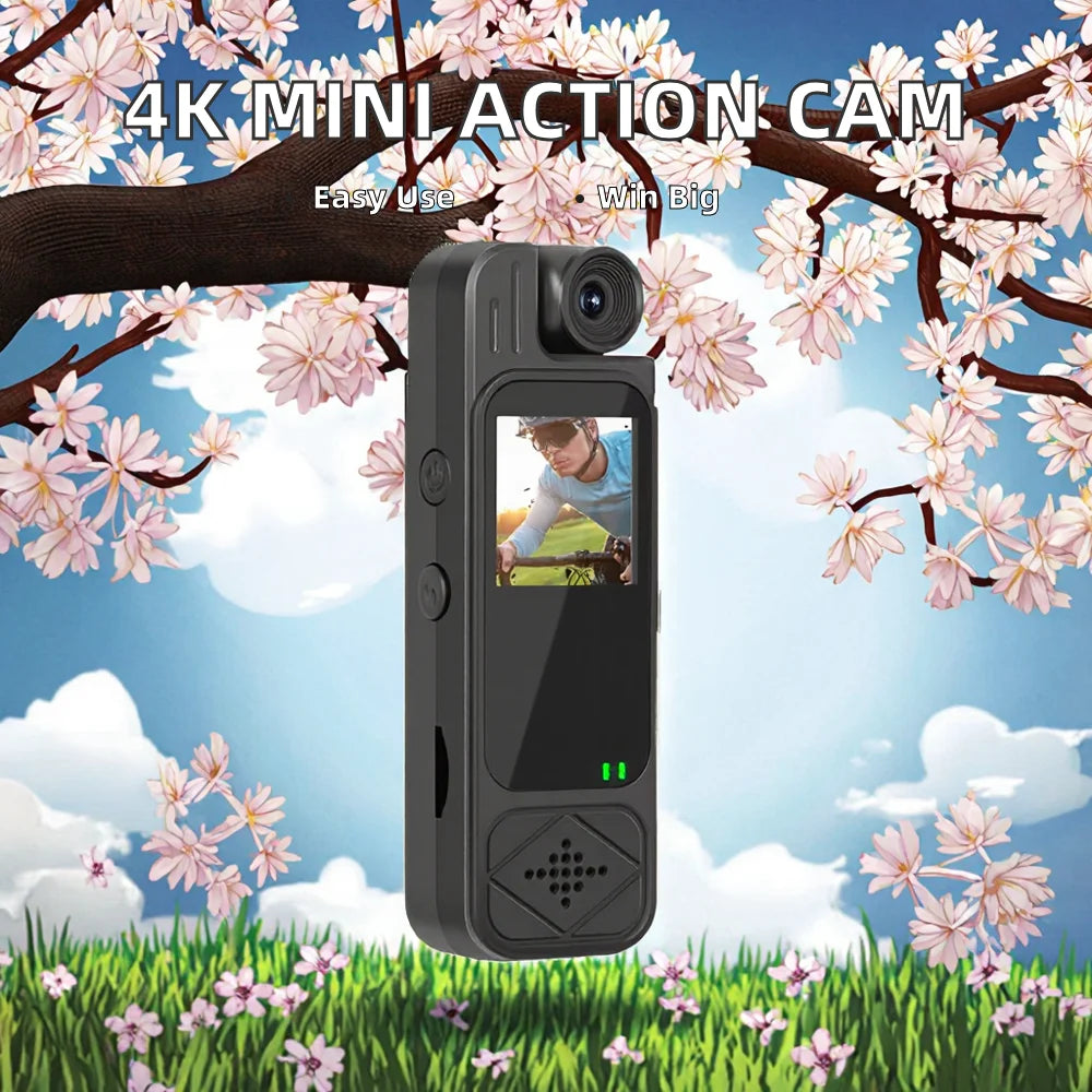 4K Mini Super Sharp Action Camera 128GB Recording