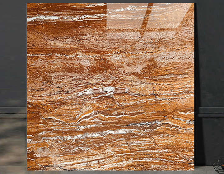 Factory Supply Dark Marble Pattern Ceramic Tiles 80X80 Faux Marble Porcelain Floor Tiles Carreaux Blue Marble Pattern