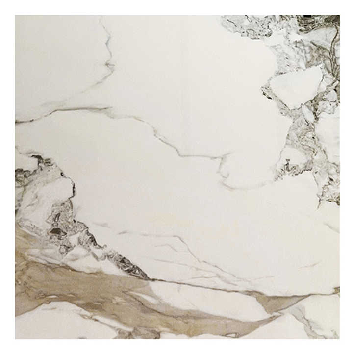 Foshan Ceramic Tile Factory Marble Pattern Floor Tiles 80x80 Carreaux Terrace Tiles Glossy Yellow Floor Tiles
