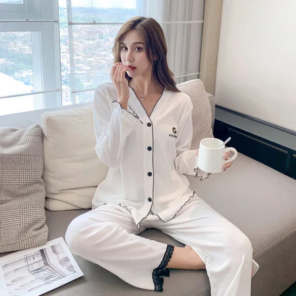 Soft Autumn - Women's Cotton Pajamas