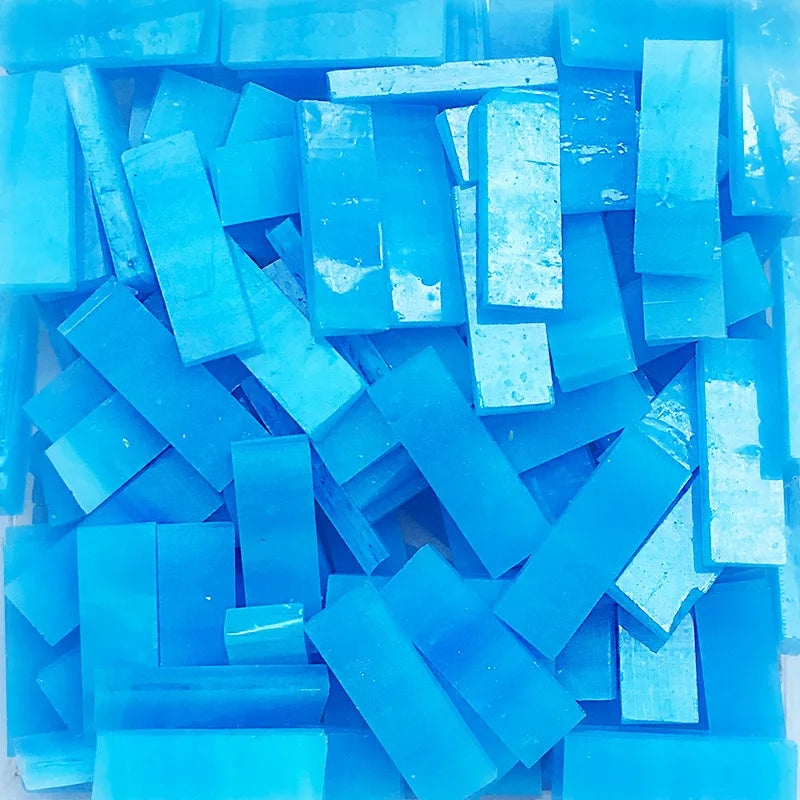 Thanh Mosaic Kính Tái Chế 7x21mm Trang Trí DIY 1000g
